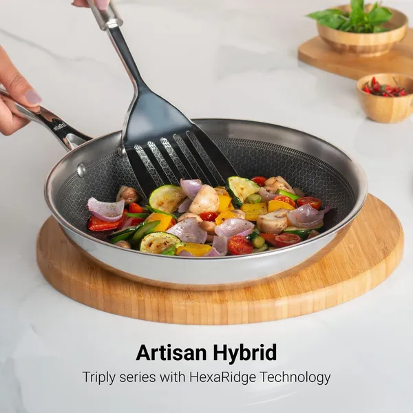Artisan_Hybrid_0.6_L,_16_cm_Triply_Frying_Pan_|_Induction_&_Gas_Stove_Compatible_|_Honeycomb_Non_Stick_Fry_Pan,_Metal_Spoon_Friendly