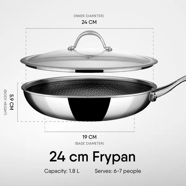 Artisan_Hybrid_1.3_L,_20_cm_Triply_Frying_Pan_with_Lid_|_Induction_&_Gas_Stove_Compatible_|_Honeycomb_Non_Stick_Fry_Pan,_Metal_Spoon_Friendly