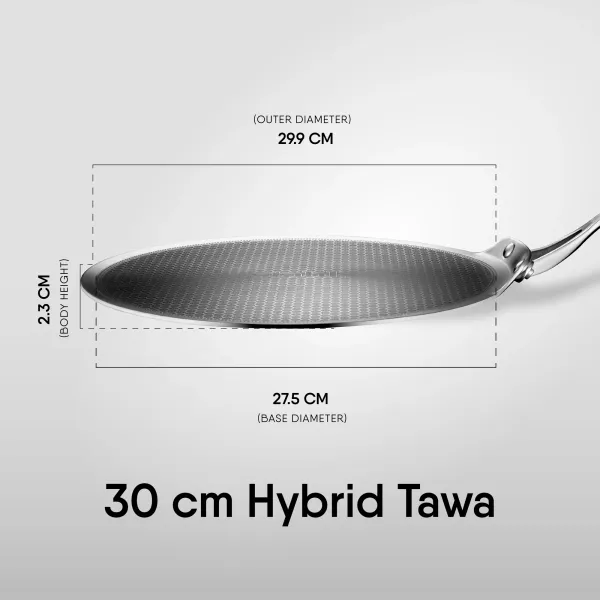 Artisan_Hybrid_Flat_Tawa,_Dosa_Tawa_with_Induction_Base,_Non_Stick_Pan,_Stainless_Steel_Scratch_Resistant_Dosa_Tava,_28cm