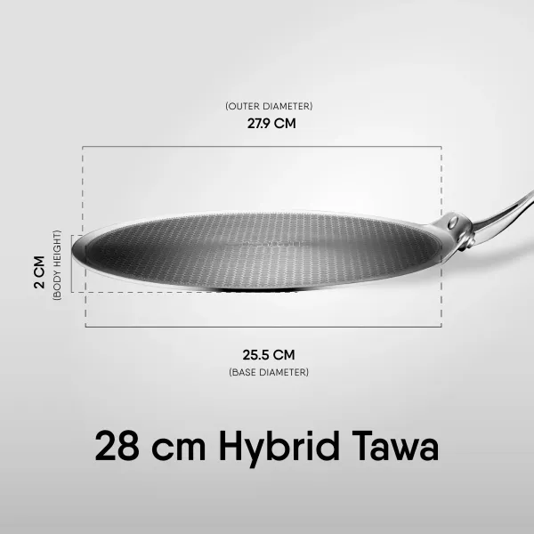 Artisan_Hybrid_Flat_Tawa,_Dosa_Tawa_with_Induction_Base,_Non_Stick_Pan,_Stainless_Steel_Scratch_Resistant_Dosa_Tava,_28cm