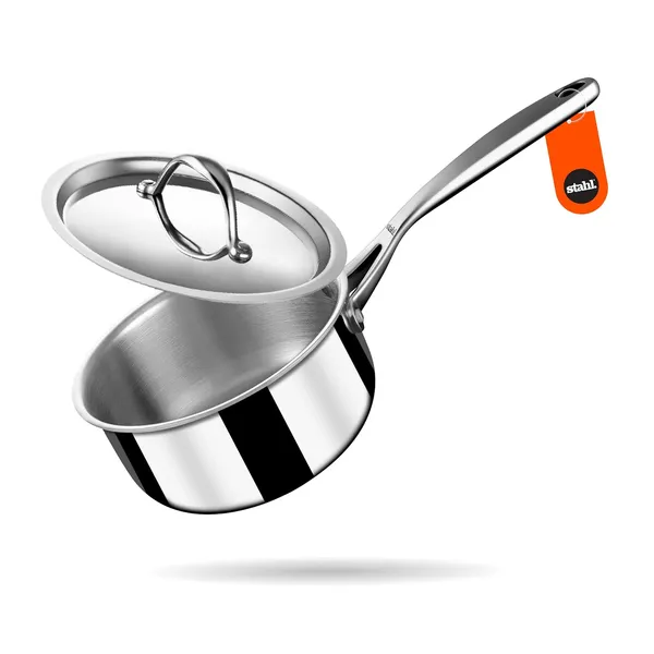 Artisan_Triply_1L,_14cm_Stainless_Steel_Tea_Pan_with_Lid_|_Triply_Sauce_Pan_|_Induction_&_Gas_Stove_Compatible_Milk_Pan