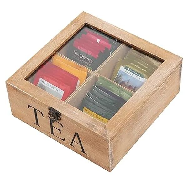 Bamboo_Tea_Box_Storage_Organizer,_Flat_Tea_Bags,_4_Adjustable_Tea_Chest_Compartments,_Natural_Wooden_Finish