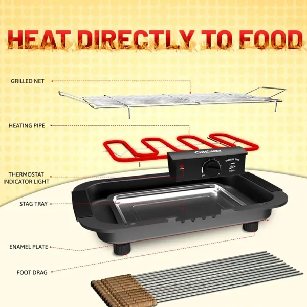 Black_Smokeless_Portable_Electric_Barbeque_Grill_With_Adjustable_Temperature_For_Adult_Pack_Of_1