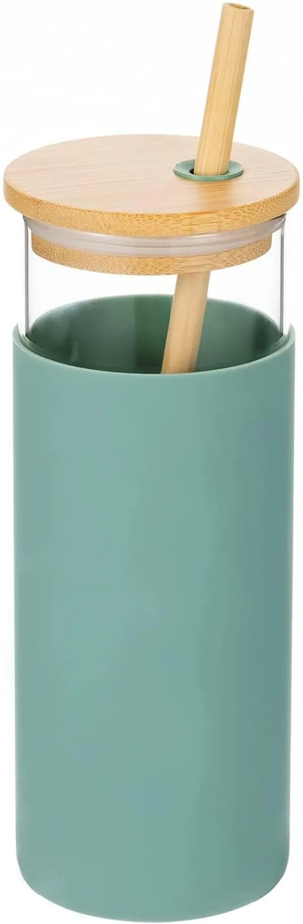 Glass_sipper_with_silicon_grip_and_bamboo_wooden_lid_with_bamboo_straw_pack_of_1