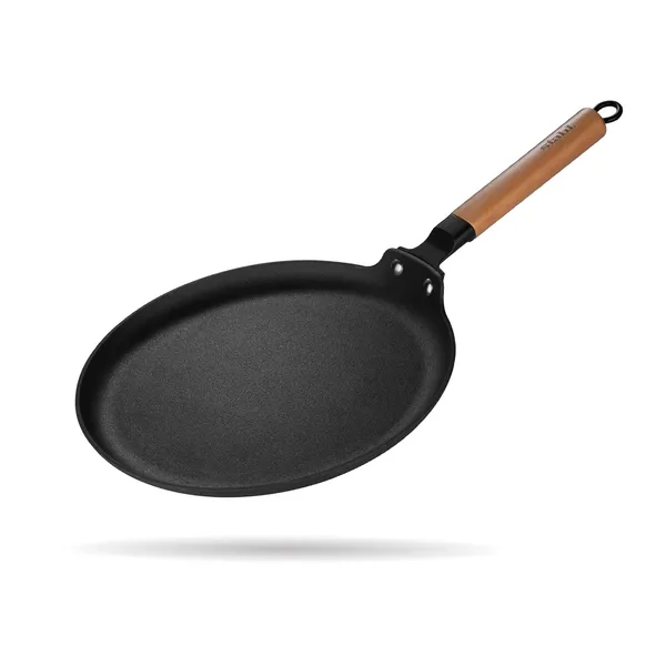 Blacksmith_Signature_Dosa_Tawa_|_Flat_Cast_Iron_Pan_for_Dosas,_Pancakes,_Chilas,_and_More_|_Pre-Seasoned,_Induction_&_Gas_Compatible_|_Beechwood_Handle_|_30cm
