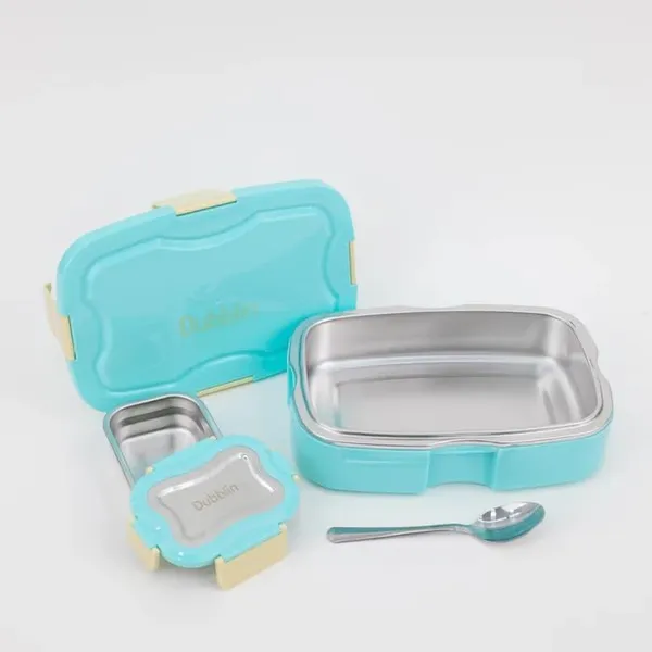 Sky_Blue_Stainless_Steel_Lunch_Box_With_Sabzi_Container_&_Spoon_For_�??Kids