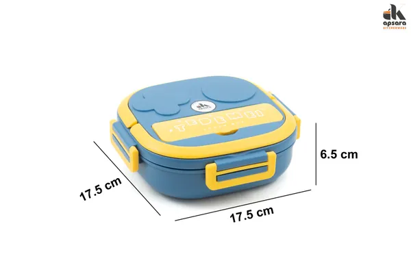 Kids_Lunch_Box_|_Stainless_Steel_3-Compartment_Tiffin_with_Leak-Proof_Lid_|_BPA-Free_|_Spoon_&_Sauce_Container_Included_|_Ideal_for_School_&_Travel_(Blue-Yellow)