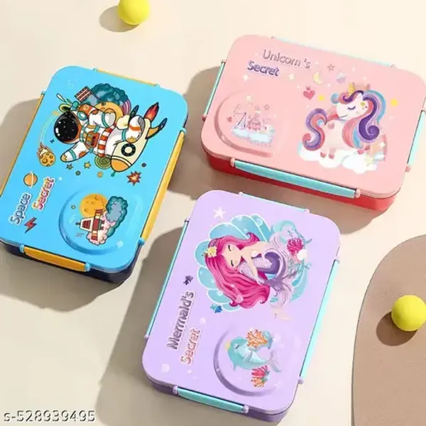 Kids_Themed_Bento_Lunch_Box_with_Stainless_Steel_Interior_&_Leakproof_Design_�??_Unicorn,_Mermaid,_Space_Themes