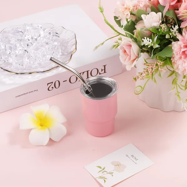 Pink_Stainless_Steel_Glass_Mini_Tumbler_Shot_With_Straw_And_Lid_For_�??Adult_Pack_Of_1