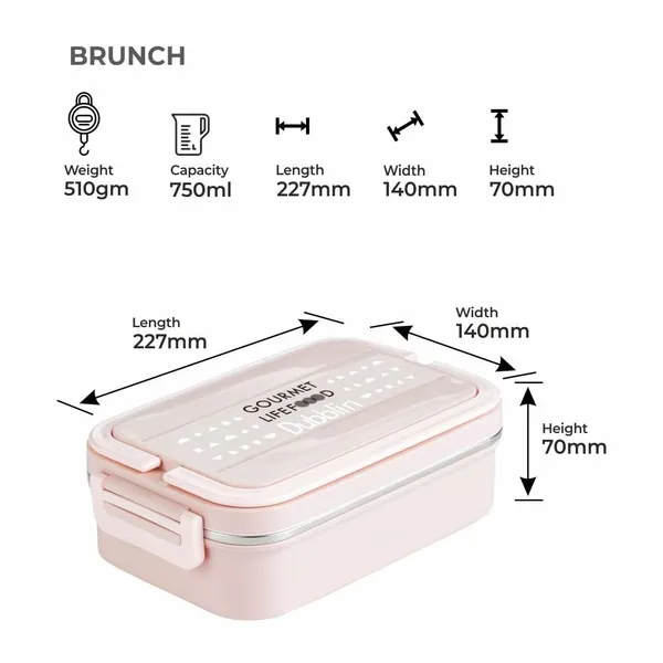 Beige_Stainless_Steel_Lunch_Box_With_Spoon,_Fork_&_2_Compartments_For_�??Adult_Pack_Of_1