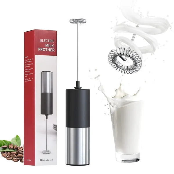 Black_&_Silver_�??Stainless_Steel,_Abs_Plastic_Electric_Kitchen_Gadget_Handheld_Mini_Foamer_For_�??Adult_Pack_Of_1