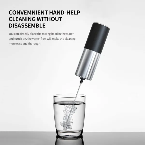 Black_&_Silver_�??Stainless_Steel,_Abs_Plastic_Electric_Kitchen_Gadget_Handheld_Mini_Foamer_For_�??Adult_Pack_Of_1