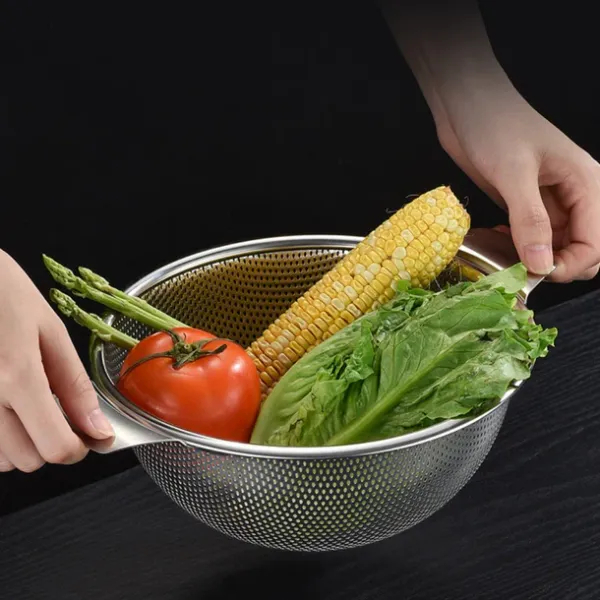 SEIKEN_Quick_Drain_Stainless_Steel_Colander_Basket