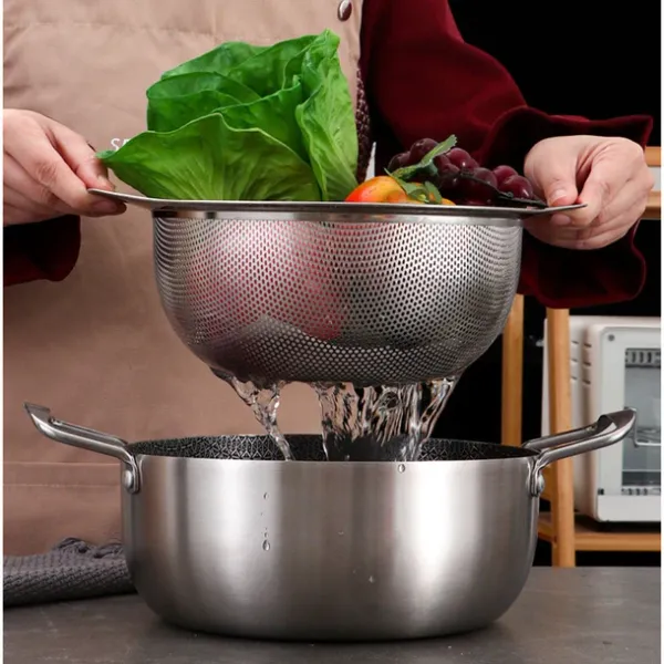 SEIKEN_Quick_Drain_Stainless_Steel_Colander_Basket
