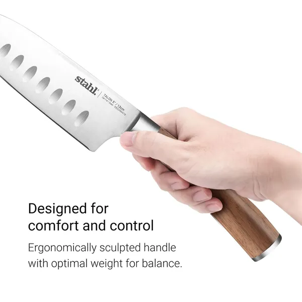 Santoku_Knife_with_Walnutwood_Handle_Sharp_Razor_Blade_for_Chefs_Kitchen_Restaurant_|_5_Inches_/_13_cm
