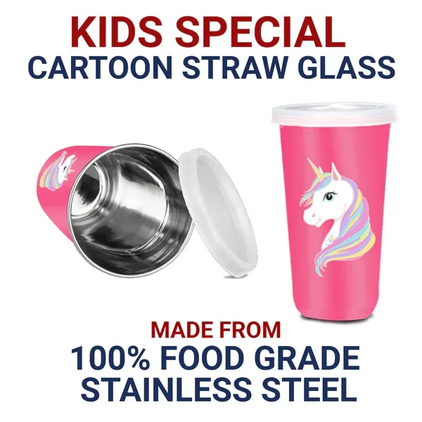 Steel_Straw_Glass_1pc_Unicorn_Pink_CN5_-_450ml