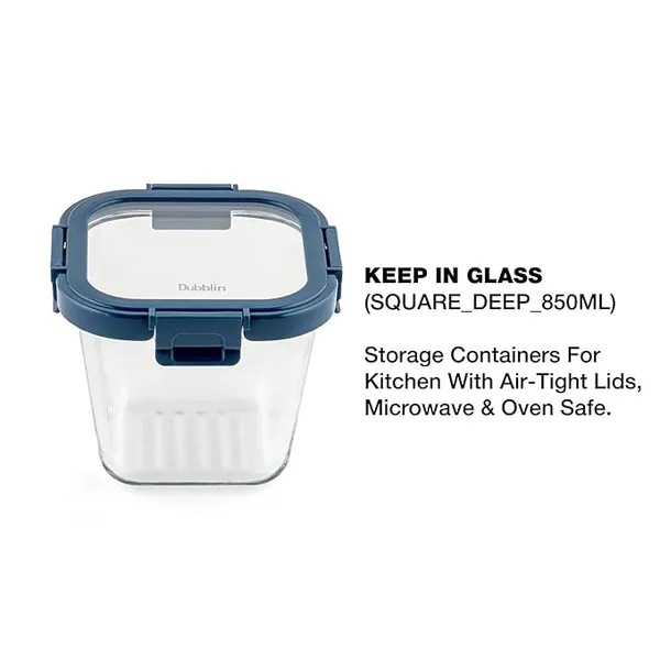 Keep_In_Glass_Borosilicate_Glass_Container_850ml_-_Deep_Square
