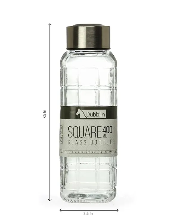 WHITE_Color_Borosilicate_Glass_Bottle_|_300_ml