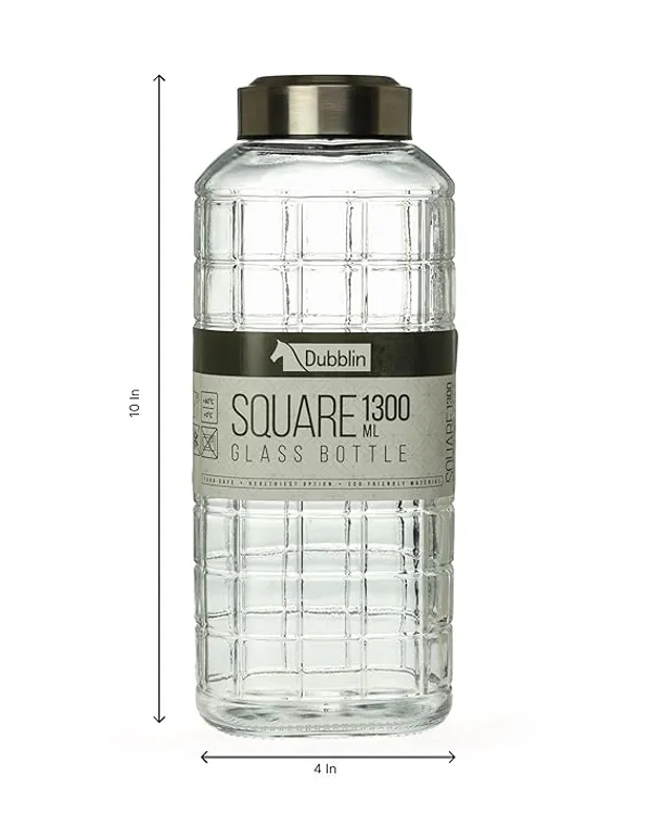 WHITE_Color_Borosilicate_Glass_Bottle_|_300_ml