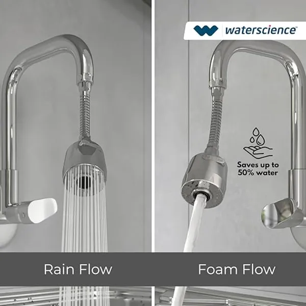 Silver_�??Stainless_Steel,_Flexible_Water_Saving_Nozzle_Faucet_Sprayer_For_�??Adult_Pack_Of_1