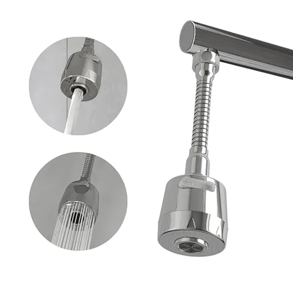 Silver_�??Stainless_Steel,_Flexible_Water_Saving_Nozzle_Faucet_Sprayer_For_�??Adult_Pack_Of_1