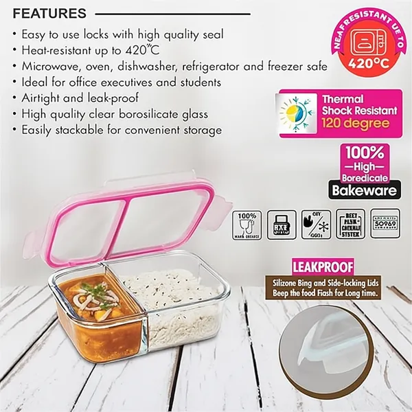 Microwave_Safe_Office_Two_Compartment_Lunch_Box_Set_|_Borosilicate_Glass_|_Safety_Lock_Airtight_Tiffin_Containers_(580ml_|_Transparent)