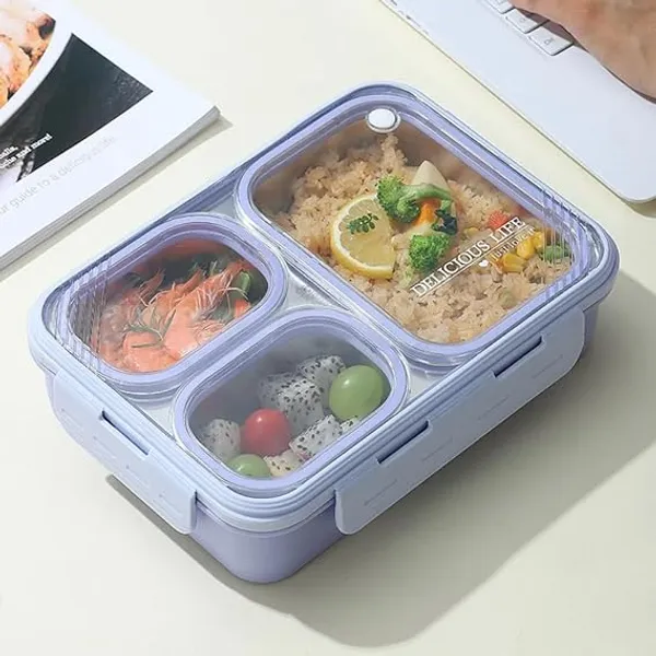 Pink_Stainless_Steel_Lunch_Box_With_Steel_Cutlery_&_3_Compartments_For_Adult_&_Kids_Pack_Of_1