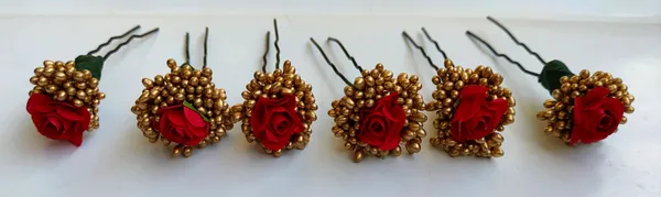 Red_Artificial_Flower_Hair_Brooches_For_Women