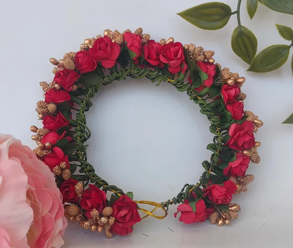 Red_Rose_Artificial_Flower_Hair_Gajra