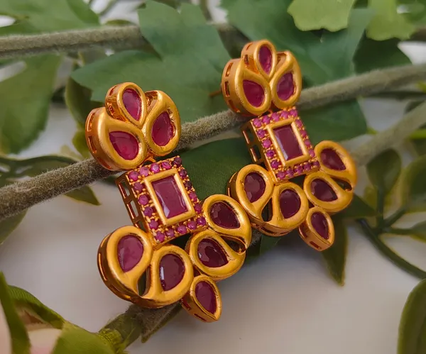 Pink_Danglers_Earrings_For_Women