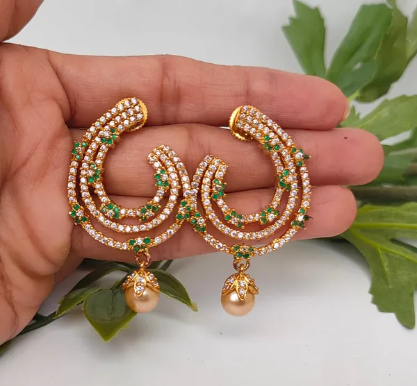 Green_Designer_Earrings_With_Intricate_Handwork