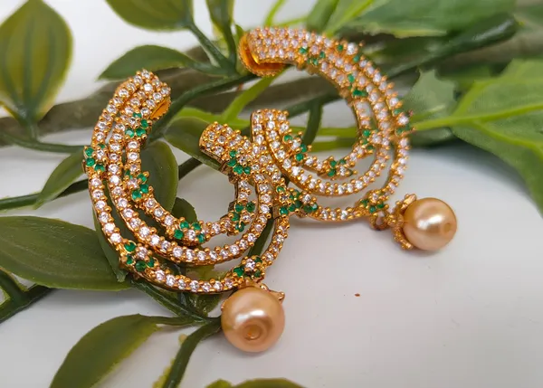 Green_Designer_Earrings_With_Intricate_Handwork