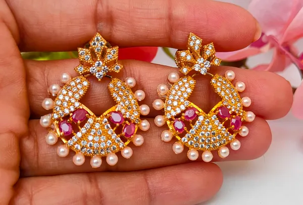 Pink_Traditional_Ad_Ruby_Chandbali_Earrings_With_Intricate_Design
