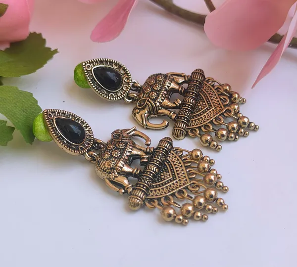 Black_Artistic_Oxidised_Designer_Earrings_For_Ethnic_Outfits