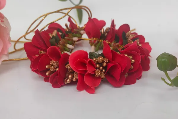 Red_Artificial_Flower_Orchids_Gajra