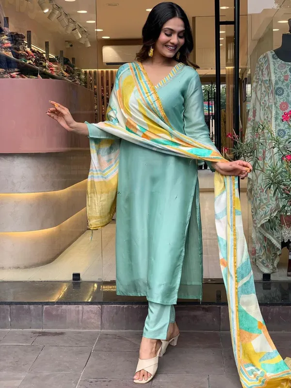 Sea_Green_Embroidered_Straight_Kurta_Set_For_Women