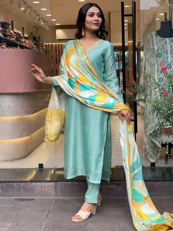 Sea_Green_Embroidered_Straight_Kurta_Set_For_Women