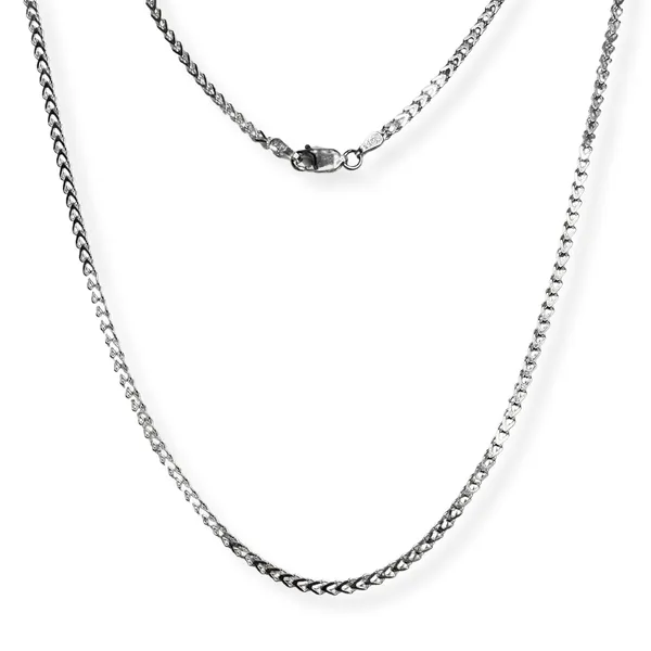Pure_925_Silver_Chain_for_Men_|_Rhodium_Plated_Fox_Chain