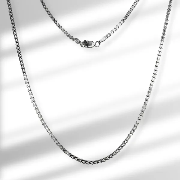 Pure_925_Silver_Chain_for_Men_|_Rhodium_Plated_Fox_Chain