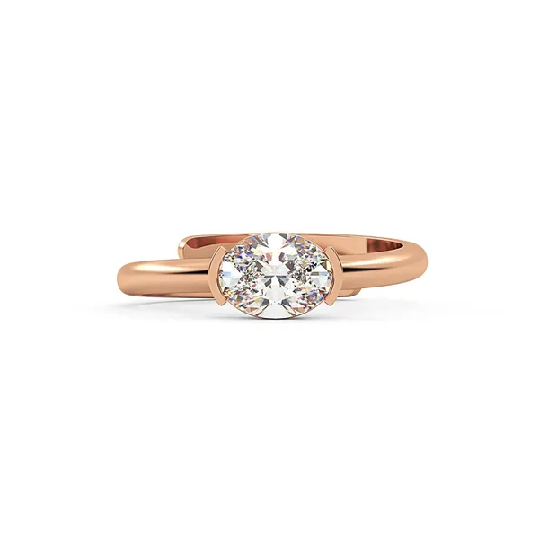925_Silver_Ring_for_Women_|_Rose_Gold_Oval_Shape_Diamond_Ring