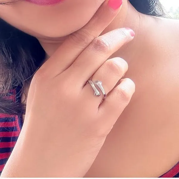 Pure_925_Silver_Ring_for_Women_|_Rhodium_Plated_Adjustable_Hug_Ring