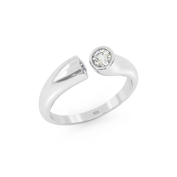Pure_925_Silver_Ring_for_Women_|_Rhodium_Plated_Double_Diamond_Open_Ring