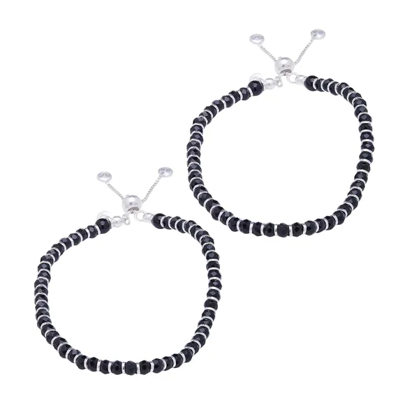 Pack_of_2_925_Silver_Bracelet_for_Women_|_Evil_Eye_Nazariya_With_Black_Crystals_Bracelet