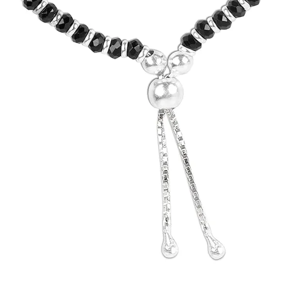 925_Silver_Bracelet_for_Women_|_Evil_Eye_Nazariya_With_Black_Crystals_Bracelet