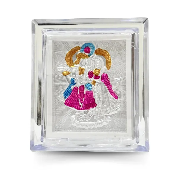 Pure_925_Silver_Radhe_Krishna_Frame_|_Suitable_To_Store_In_Pooja_Room_and_Car_Dashboard