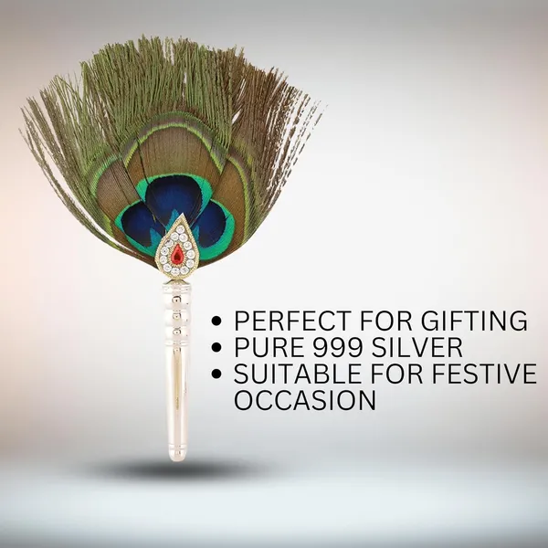 Silver_Beautiful_Mor_Pankh_Feather_For_Applying_Tilak_On_Forhead