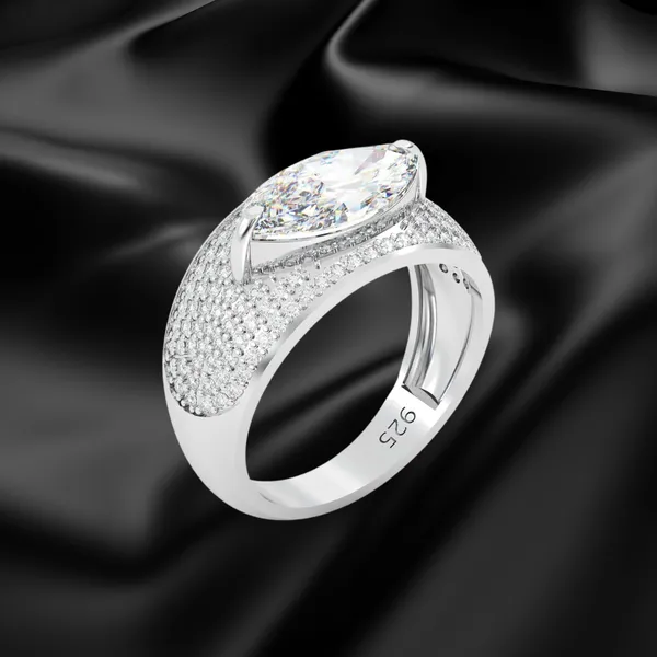 Pure_925_Silver_Ring_for_Women_|_Rhodium_Plated_Oval_Halo_Solitaire_Ring