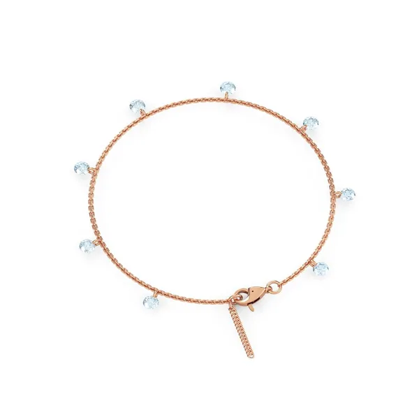 Pure_925_Silver_Anklet_for_Women_|_Rose_Gold_Dangling_Zircon_Queen_Anklet