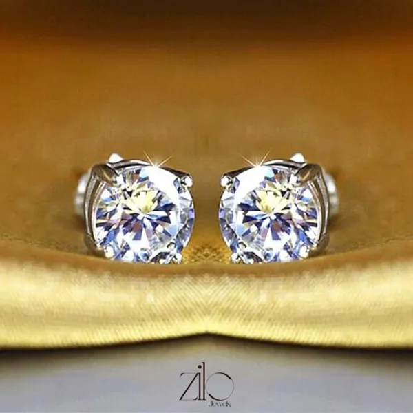 925_Silver_Earring_for_Women_|_Rhodium_Plated_Round_Solitaire_Stud_Earring_With_Sparkling_Zirconia