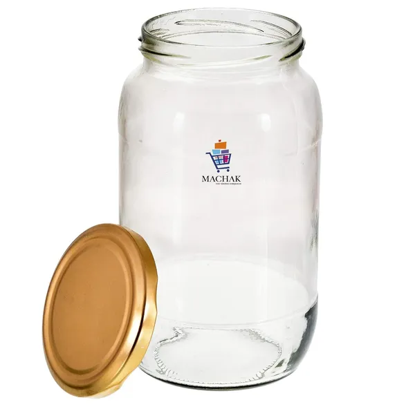 Set_Of_2_Big_1500_Ml_Kitchen_Storage_Glass_Jar_And_Container_With_Rust_Proof_Air_Tight_Golden_Cap_Clear